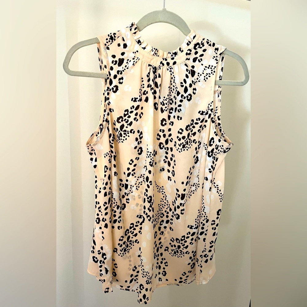 Torrid Leopard Mock Neck Top